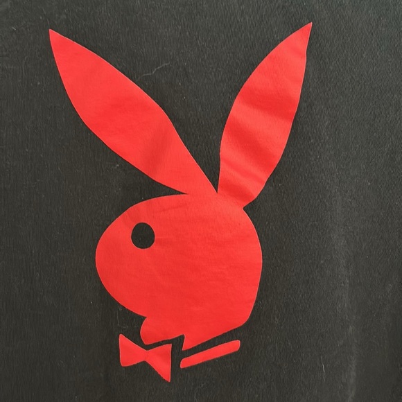 Playboy x Pacsun Long sleeve Black Shirt for Men or Women with sleeve Logo Sz Sm - Picture 3 of 7